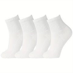 4 Pair Bamboo Non-Binding Diabetic Ankle Socks
