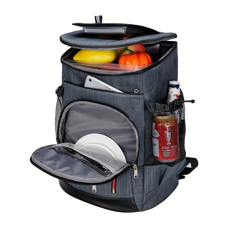 35L Insulated Cooler Backpack Leakproof Thermal Picnic Bag