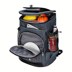 35L Insulated Cooler Backpack Leakproof Thermal Picnic Bag