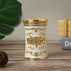 High-end Embossed Toothpick Holder with Lid for Home Hotel Restaurant Commercial