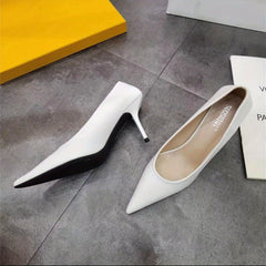 Women's Pointe Toe Stiletto Heels Slip On High Heels OL Style Pumps