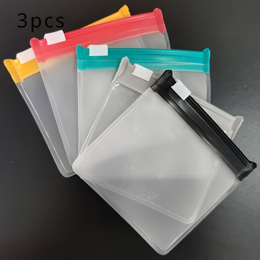 3pcs Pill Pouches Reusable Medicine Organizers Travel Bags