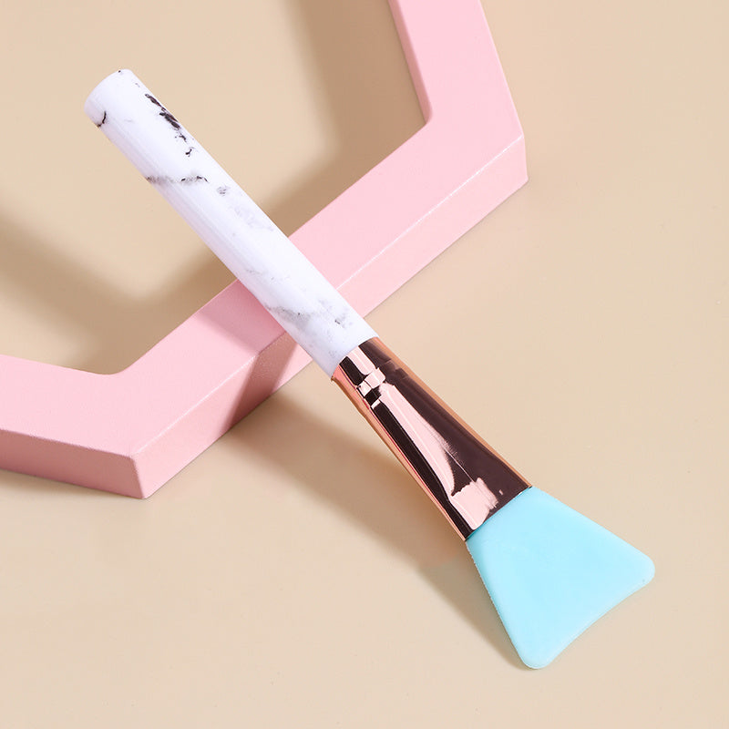 Marble Silicone Mask Brush - Facial Cleansing & Hairless Applicator