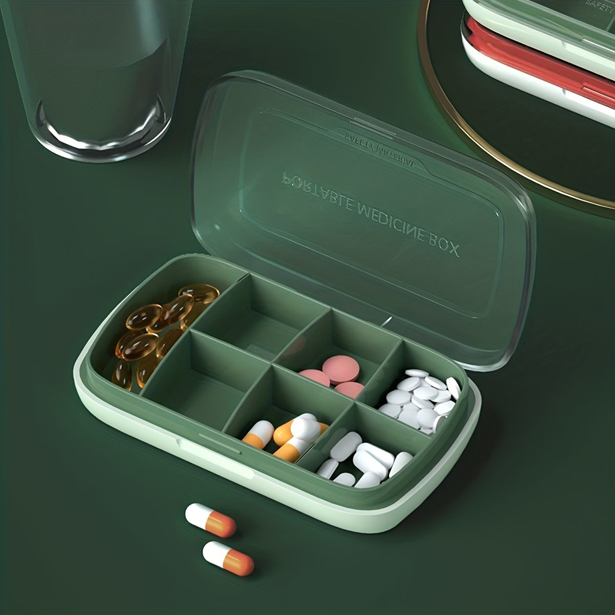 Large Capacity Medicine Box with Frosted Cover - Travel and Camping