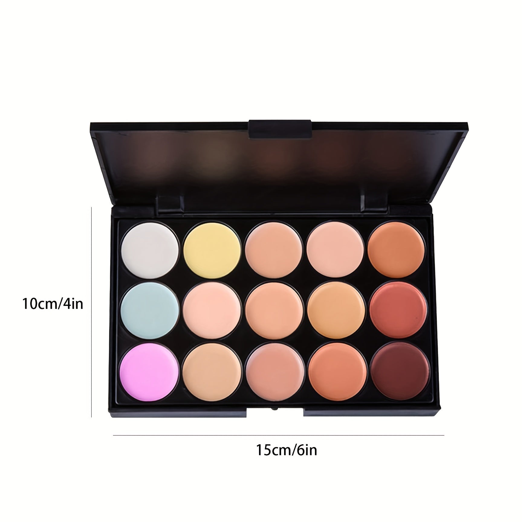15 Colors Concealer Palette High Pigmented Long Lasting Cream