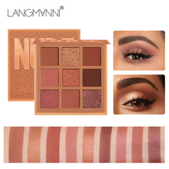 High Pigmented Eyeshadow Palette Matte Shimmer Glitter Waterproof Long Lasting