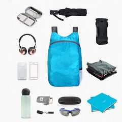 20L Lightweight Waterproof Camping Gym Bag Foldable Hiking Backpack