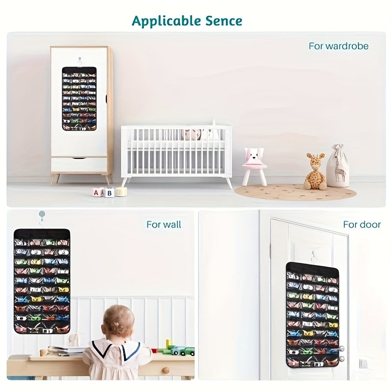 1:64 Scale Car Model Hanging Bag - Dust Proof Organizer & Display Rack