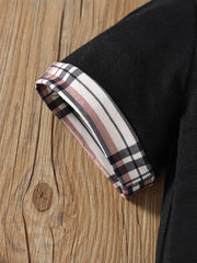 Boys Plaid Outfit Shorts & Polo Shirt Casual Summer Kids Clothes