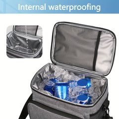 9L Outdoor Camping Lunch Bag Leak-proof Water Cooler Insulated Bag