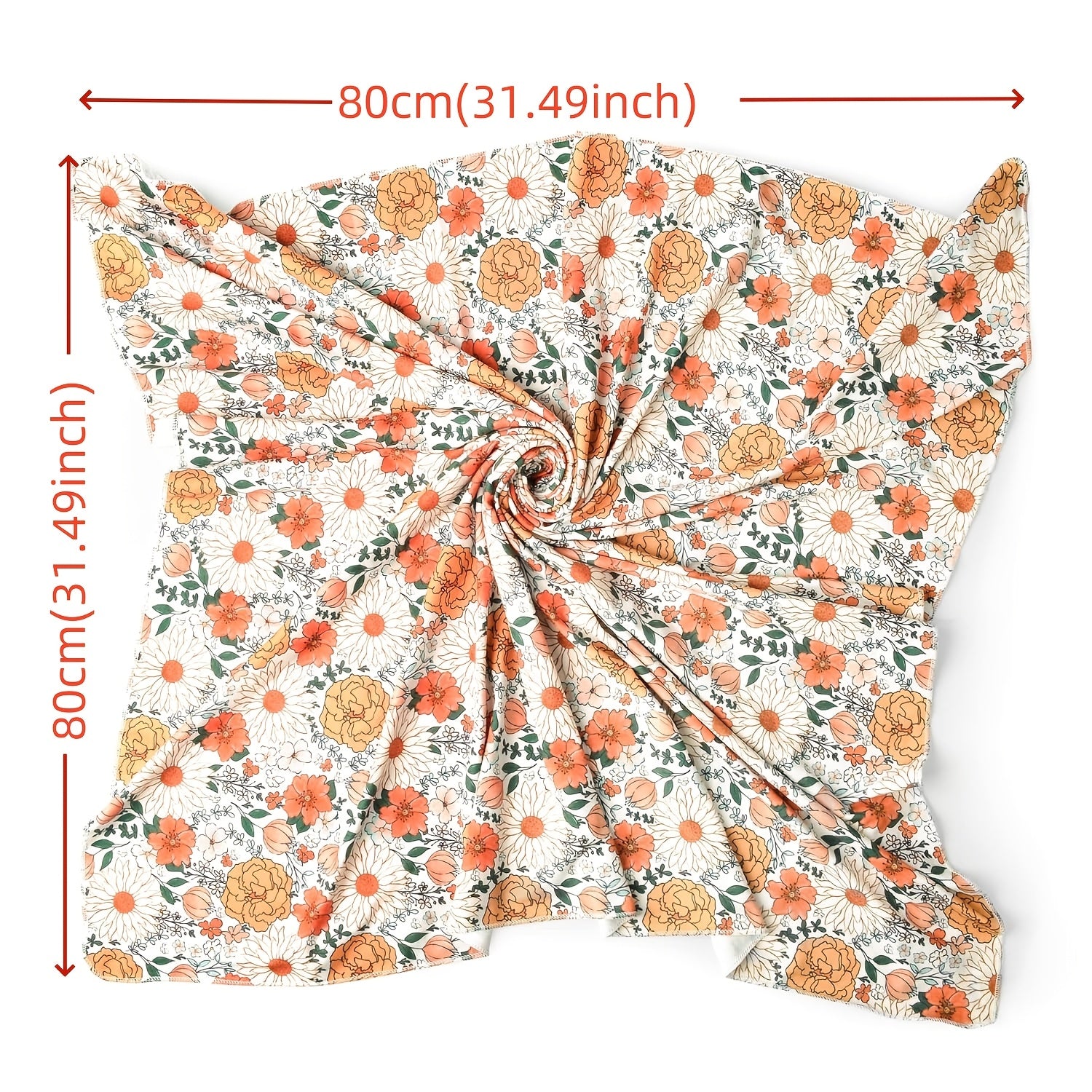 Baby Girl Newborn Receiving Blanket with Headband Set Baby Swaddle