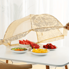 1pc Kitchen Mesh Food Cover Dustproof Reusable Collapsible Food Nets