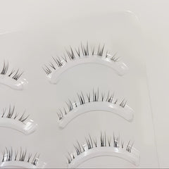 Manga Crossed Lower Eyelashes Natural Look Simulated Ultra Slender Stems