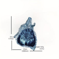 Girl's Wolf King Night Pendant Necklace For Friends Birthday Gift