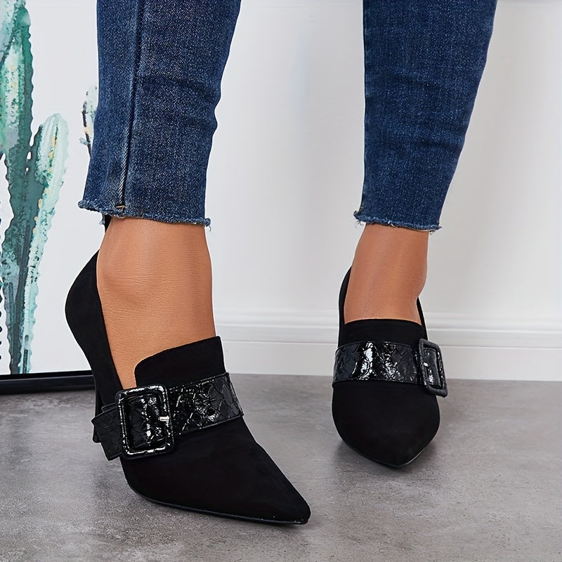 Women's Pointed Toe High Heels Slip On Stiletto Heels