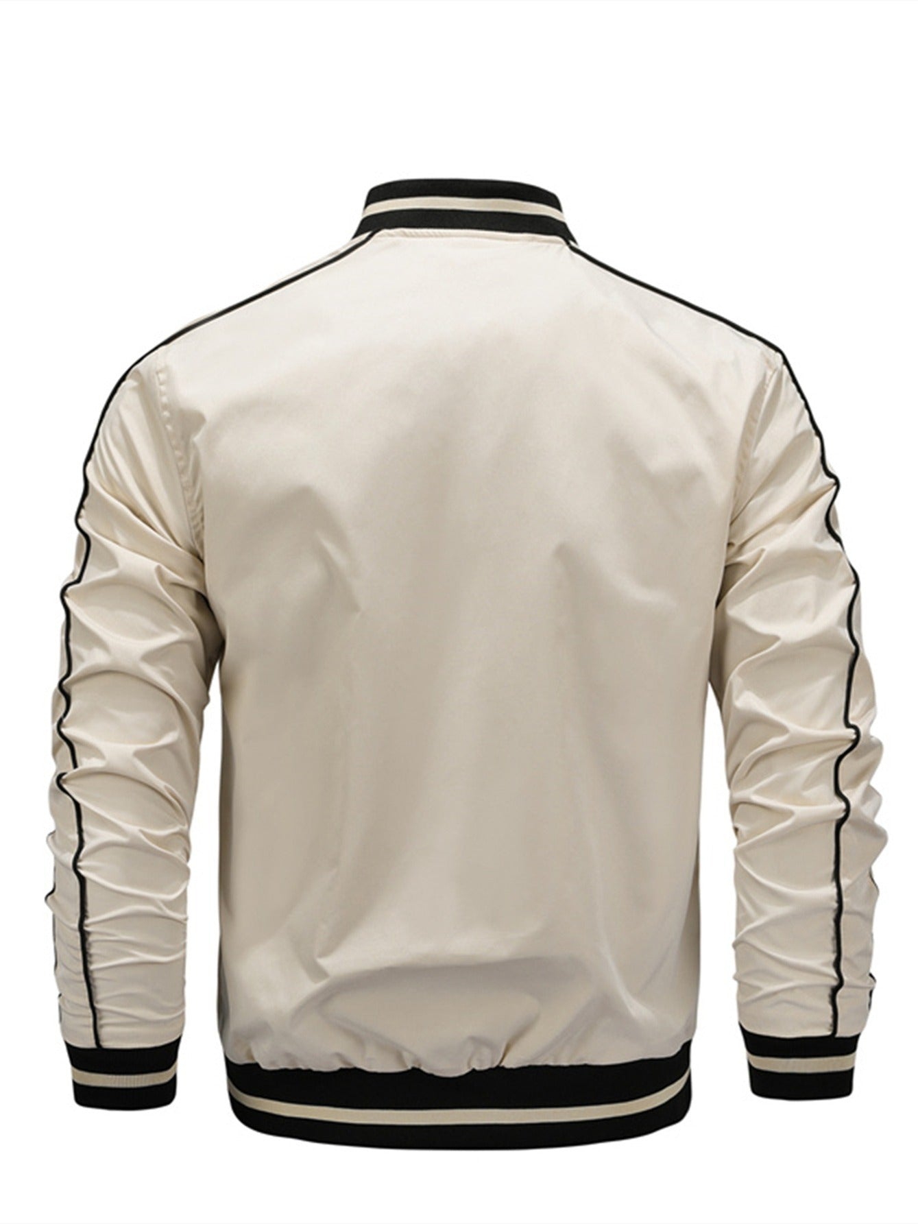 Men's Patchwork Jacket Baseball Large Size Loose Jacket