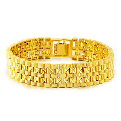 24K Plated Men's Bracelet Classic Tank Men's Bracelet Watch Chain