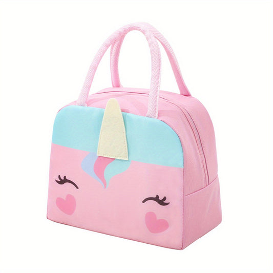 3D Cartoon Insulated Lunch Bag for School, Office, Outdoor Camping