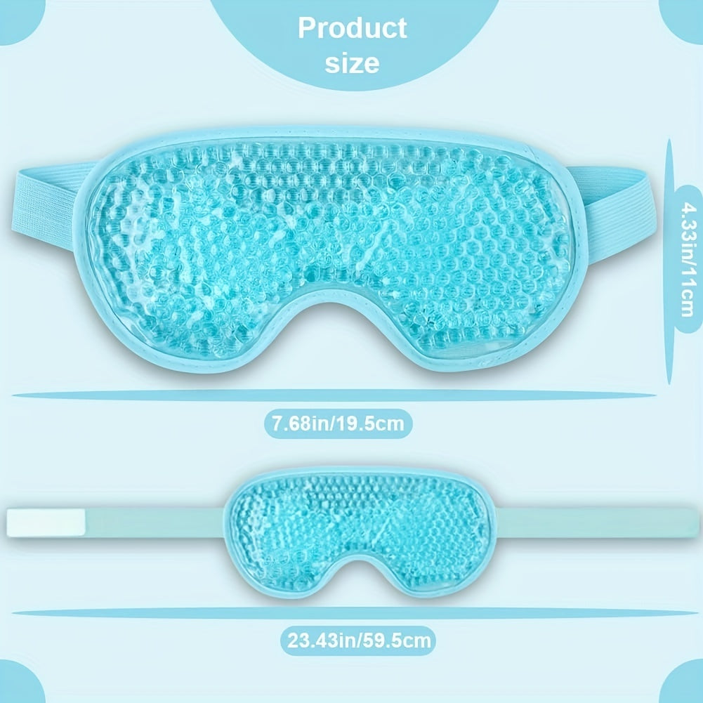 Reusable Cooling Gel Eye Mask for Puffy Eyes and Stress Relief
