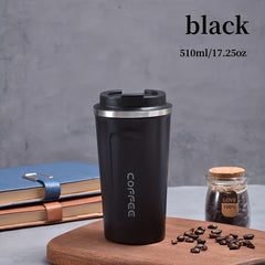 17oz Insulated Coffee Travel Mug Stainless Steel Double Wall Vacuum Leak Proof