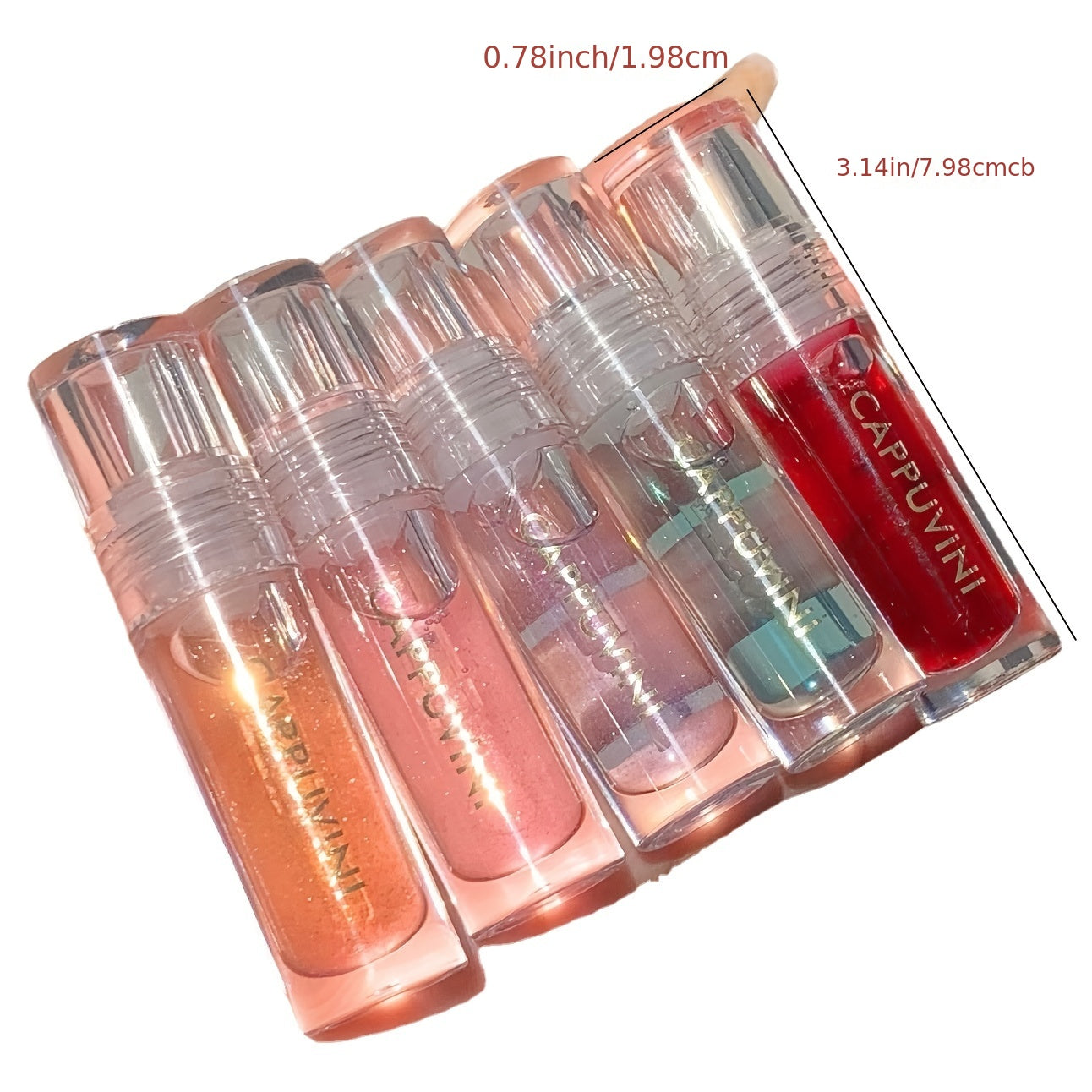 Crystal Jelly Lip Gloss Clear Mirror Lipgloss Glitter Liquid Lipstick