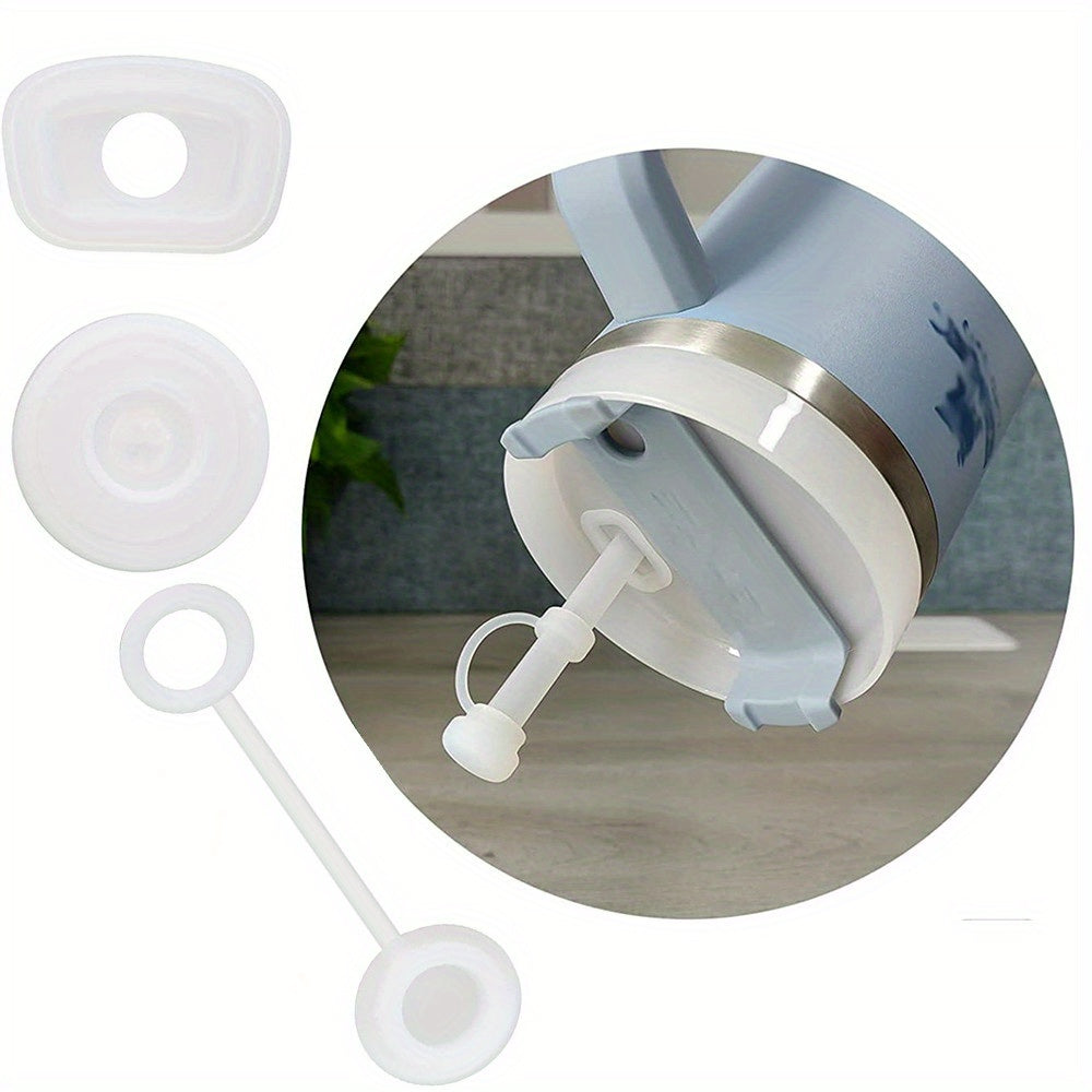 Spill Proof Silicone Stopper 6pcs Kitchen Tumbler Accessories