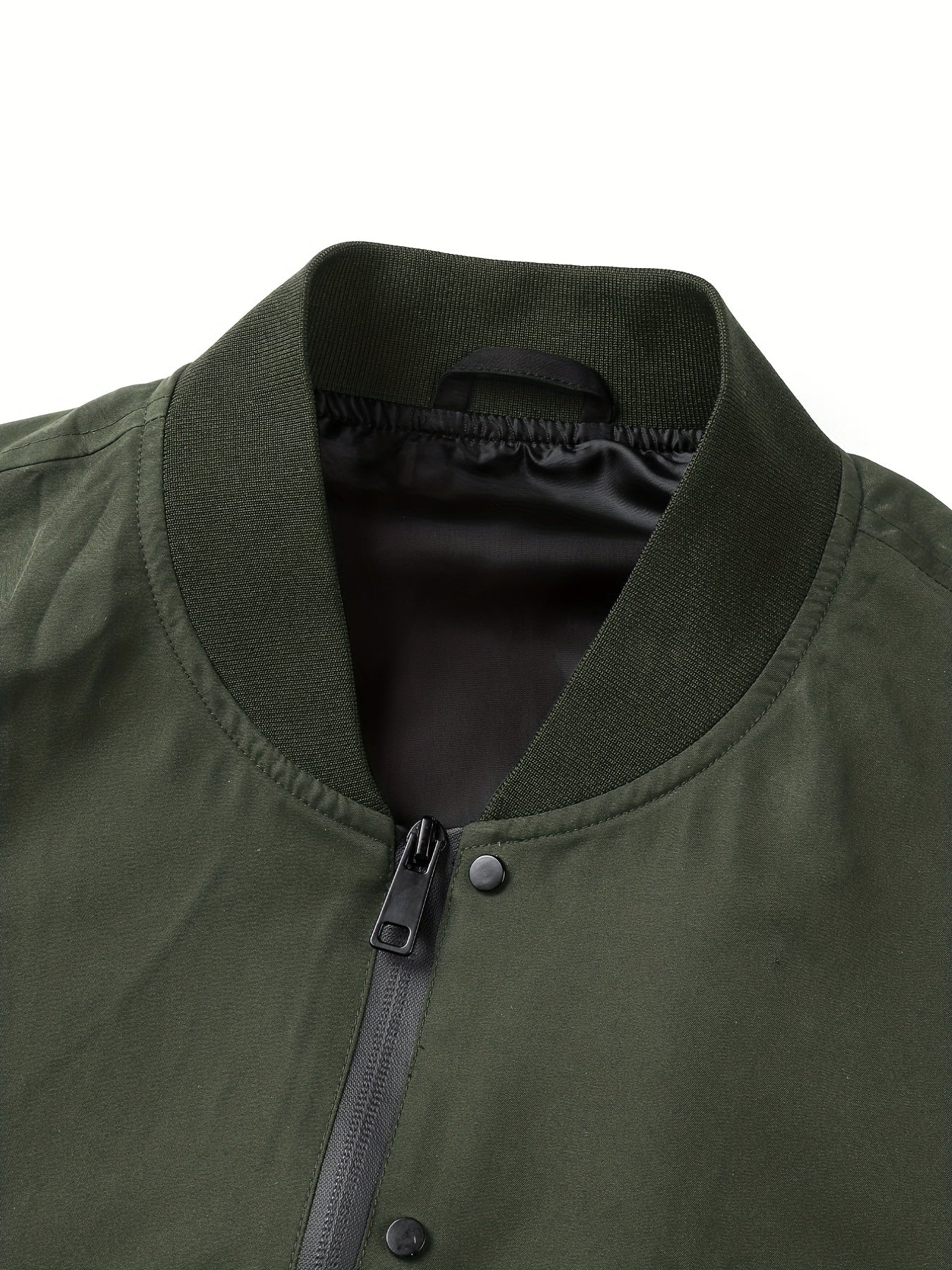 Men's Lightweight Stand Collar Zip Up Jacket