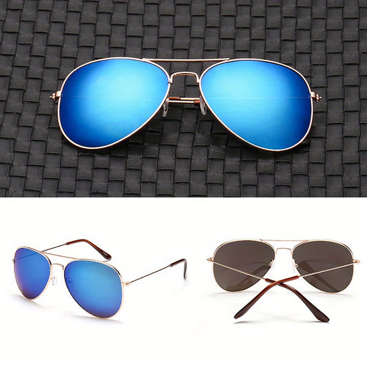 Aviator Sunglasses for Women Men Mirrored UV400 Driving Sun Shades