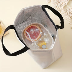 Large Eye Print Lunch Bag Insulated Reusable Box for Women Men