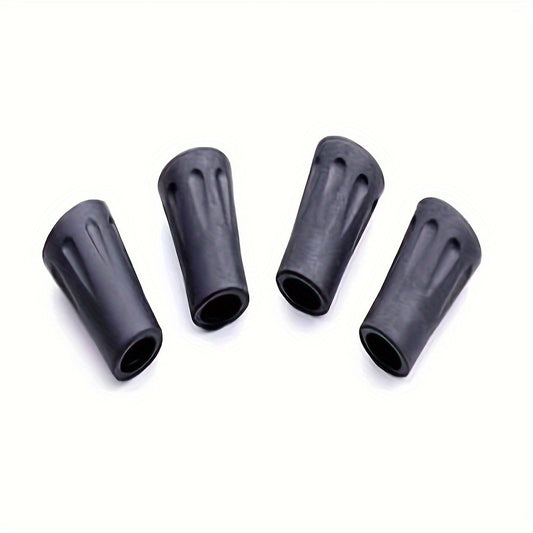 4pcs Trekking Pole Tips Covers Non-slip Hiking Stick Protectors
