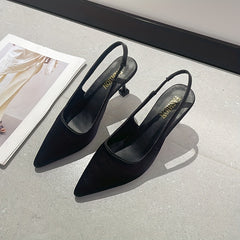 Women's Pointed Toe Stiletto Heel Sandals Sexy Slingback High Heels