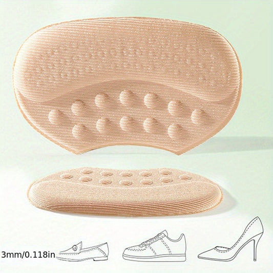 4D Heel Stickers Anti-drop High Heels Insoles Adjust Size Anti-slip Footwear