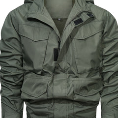 Men's Lightweight Hooded Trench Jacket