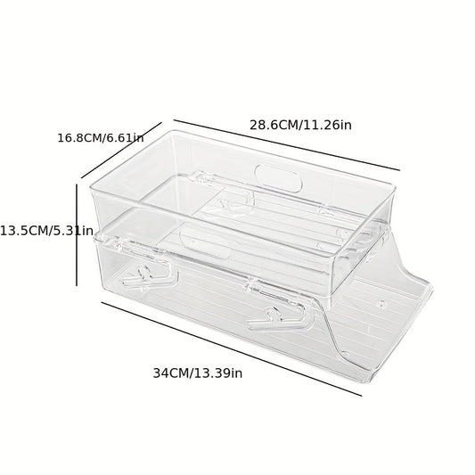 Foldable 2-Layer Refrigerator Can Holder
