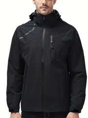 Men's Lightweight Waterproof Breathable Hooded Jacket