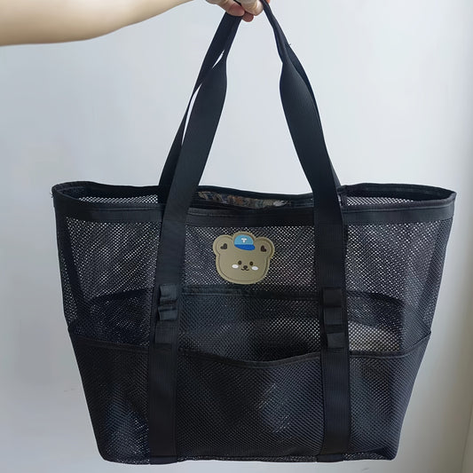 Large Capacity Cartoon Diaper Bag Organizer with Bottle Holder