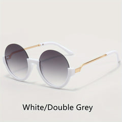 Kids Half Frame Metal Sunglasses