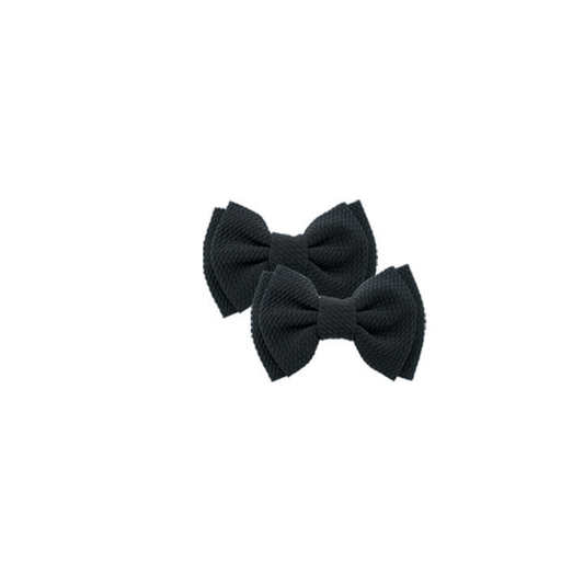 Bowknot Twill Bubble Fabric Double Layer Hairpin Headwear Hair Accessories