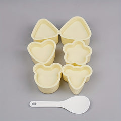 Japanese Onigiri Mold Set - Sushi Makers for Bento Box