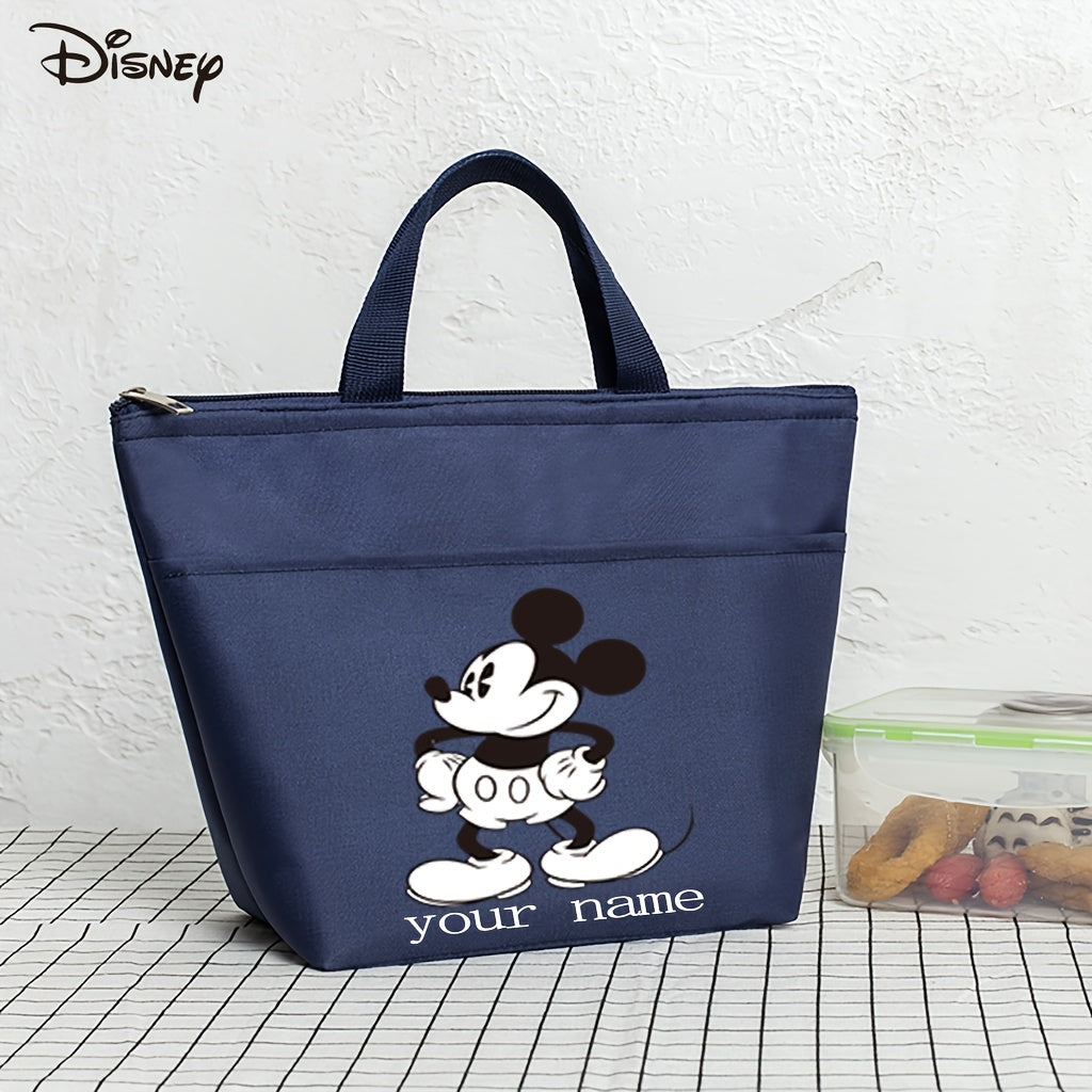 Customized Thermal Bag with Text Mini Cartoon Pattern for Work and Study