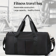 Large Capacity Travel Bag for Short Business Trips with Shoe Compartment