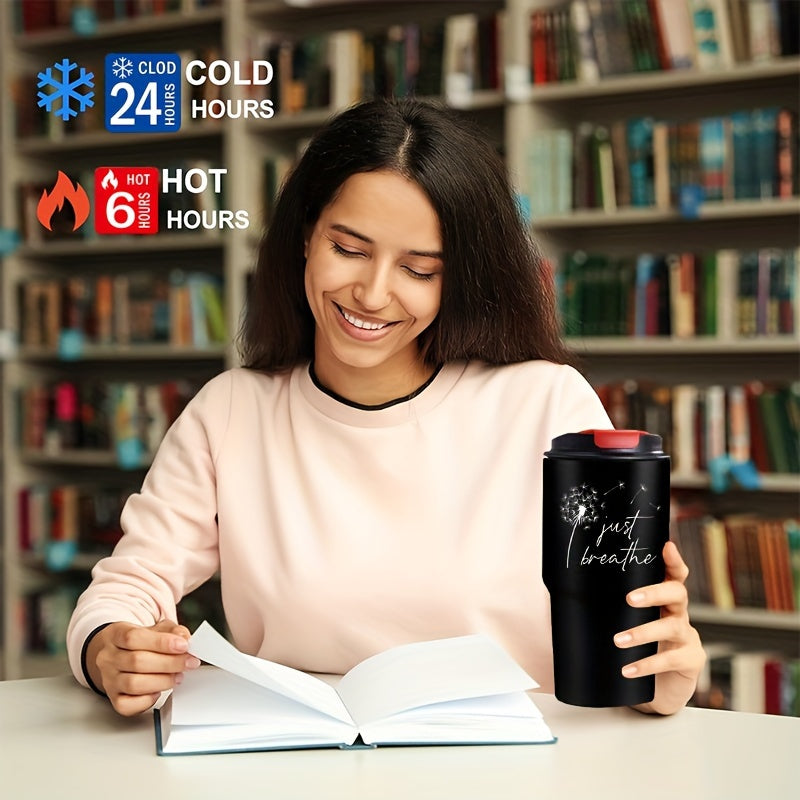 20oz Stainless Steel Tumbler with Lid Insulated Travel Mug