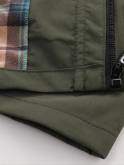 Men's Letter Print Baseball Jacket Waterproof Sports Jacket