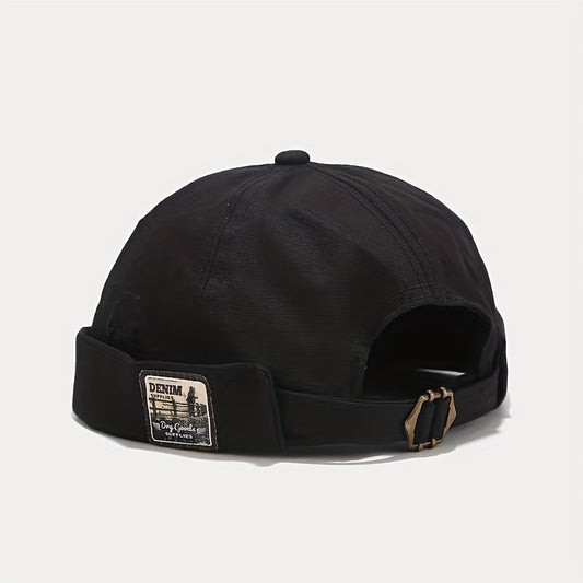Men's Melon Leather Hat Beanie Hat
