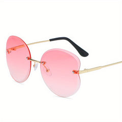 Boys Girls Teen Rimless Sunglasses Sun Protection Casual Accessory