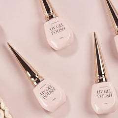 6pcs Nude & Pink Gel Nail Polish Set Alcohol Fragrance for Fall Winter