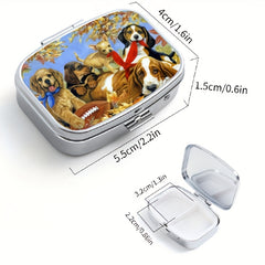 Compact Dog & Rugby Medicine Box Organizer