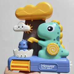 Baby Dinosaur Bath Toy with Music and Suction Cup