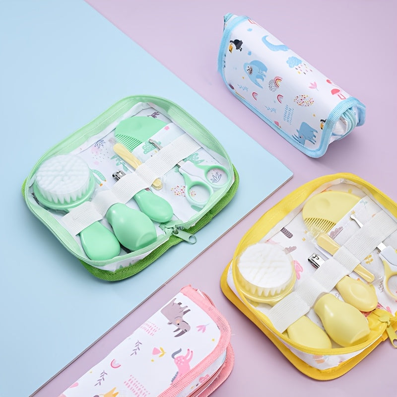 6pcs Baby Care Kit Set with Travel Bag Portable Newborn Grooming Kit