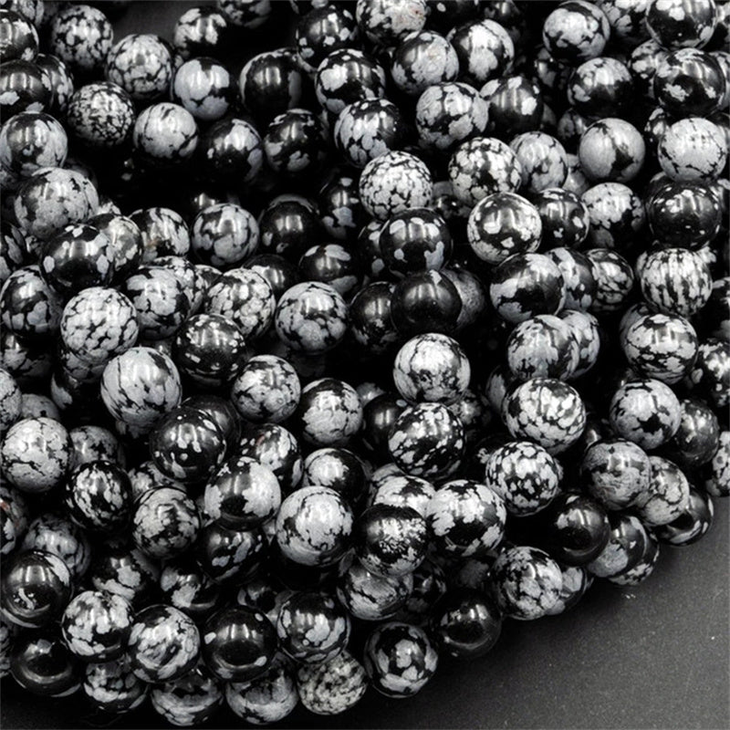 8mm Natural Round Loose Beads DIY Jewelry Charm 45pcs